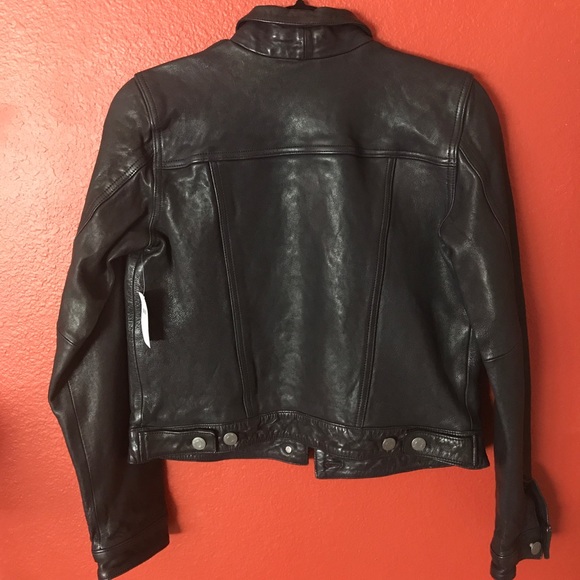 GAP Black Genuine Lamb Leather - Picture 3 of 4